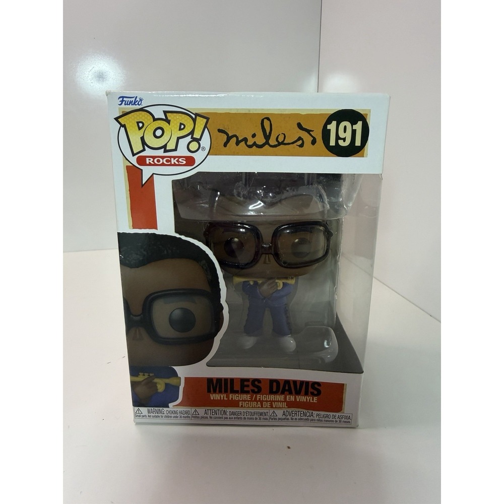 Funko POP! Rocks Miles Davis #191 Vinyl Figure Jazz Legend - Picture 1 of 4